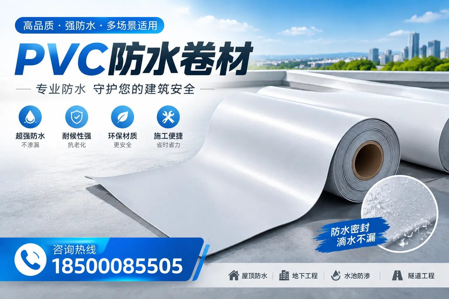 PVC防水卷材的市场竞争分析，哈尔滨品牌选择参考